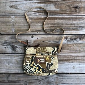 Fossil Crossbody Canvas Bag